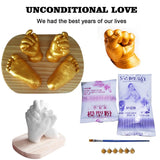DIY Baby Plaster Mold 3D Hand Foot Print
