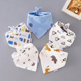 5Pcs/Set Baby Bibs  Towel