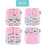 4pc/Set Washable  Baby Diaper