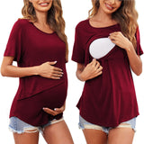Women's Short Sleeve Crew Neck  T-Shirt