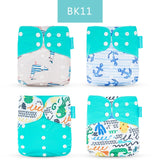 4pc/Set Washable  Baby Diaper