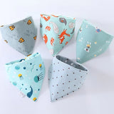 5Pcs/Set Baby Bibs  Towel