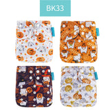 4pc/Set Washable  Baby Diaper