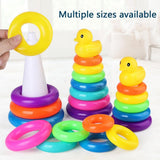 Little Yellow Duck Rainbow Tower