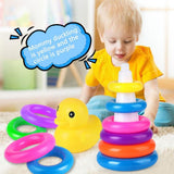 Little Yellow Duck Rainbow Tower