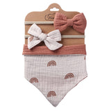 3 Pcs Newborn Double Side Bibs