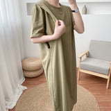 Pure Color Breastfeeding Dress