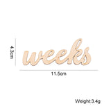 20pcs Baby Monthly Milestone Cards
