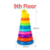 Little Yellow Duck Rainbow Tower
