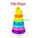 Little Yellow Duck Rainbow Tower