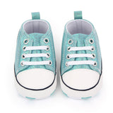 Newborn Sequined Canvas Baby Sneakers