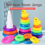 Little Yellow Duck Rainbow Tower
