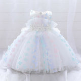 Flower Baptism Birthday Dress