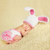 Cute Rabbit Crochet Photograph Photo Hat