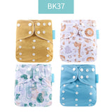 Baby Nappy 4pcs/set Diaper Cover
