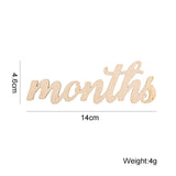 20pcs Baby Monthly Milestone Cards