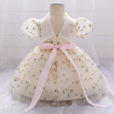 Infant Embroidery Wedding Dress